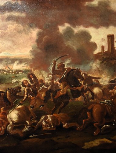 "Bataille, chrétiens contre Turcs"